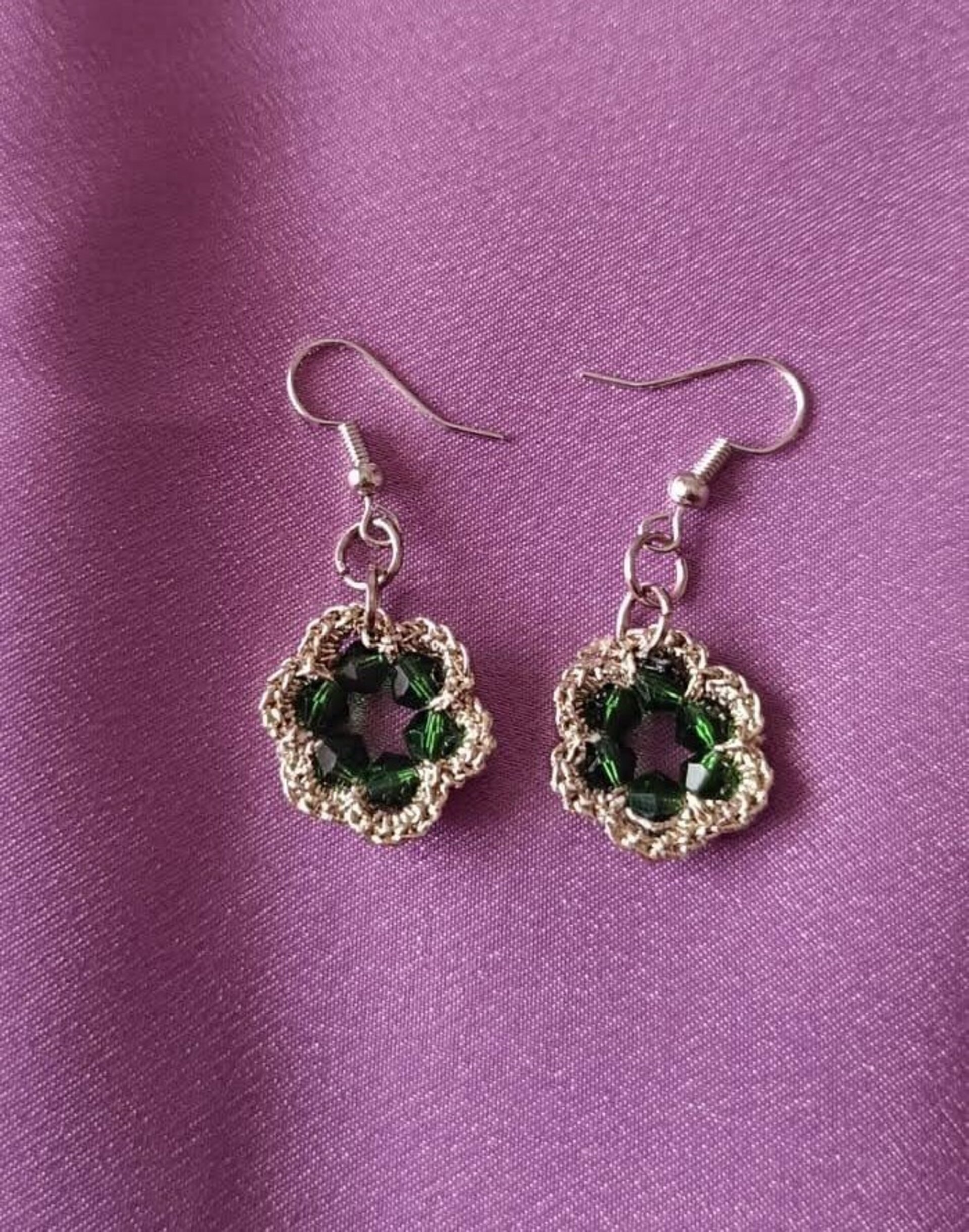 Pendientes de ganchillo - 1