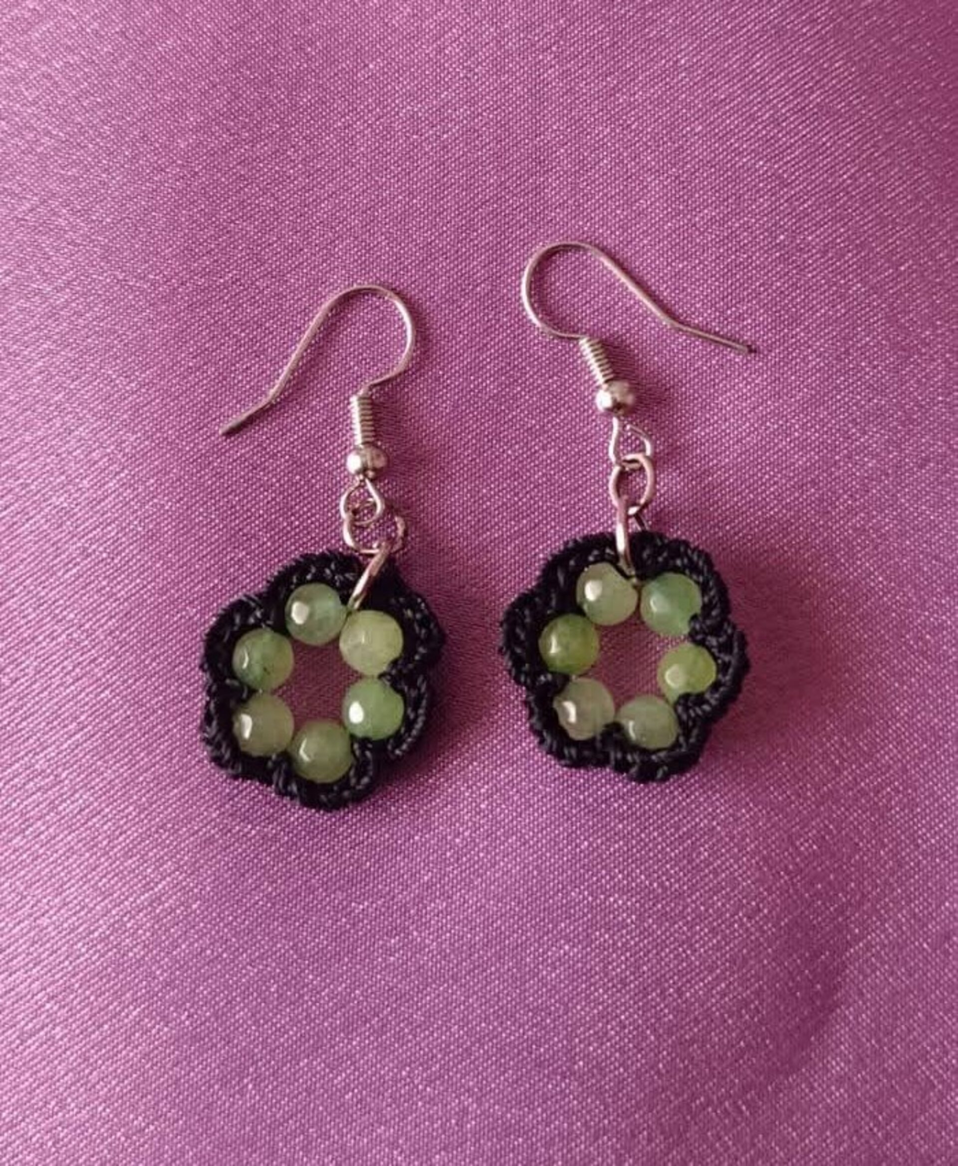 Pendientes de ganchillo - 1