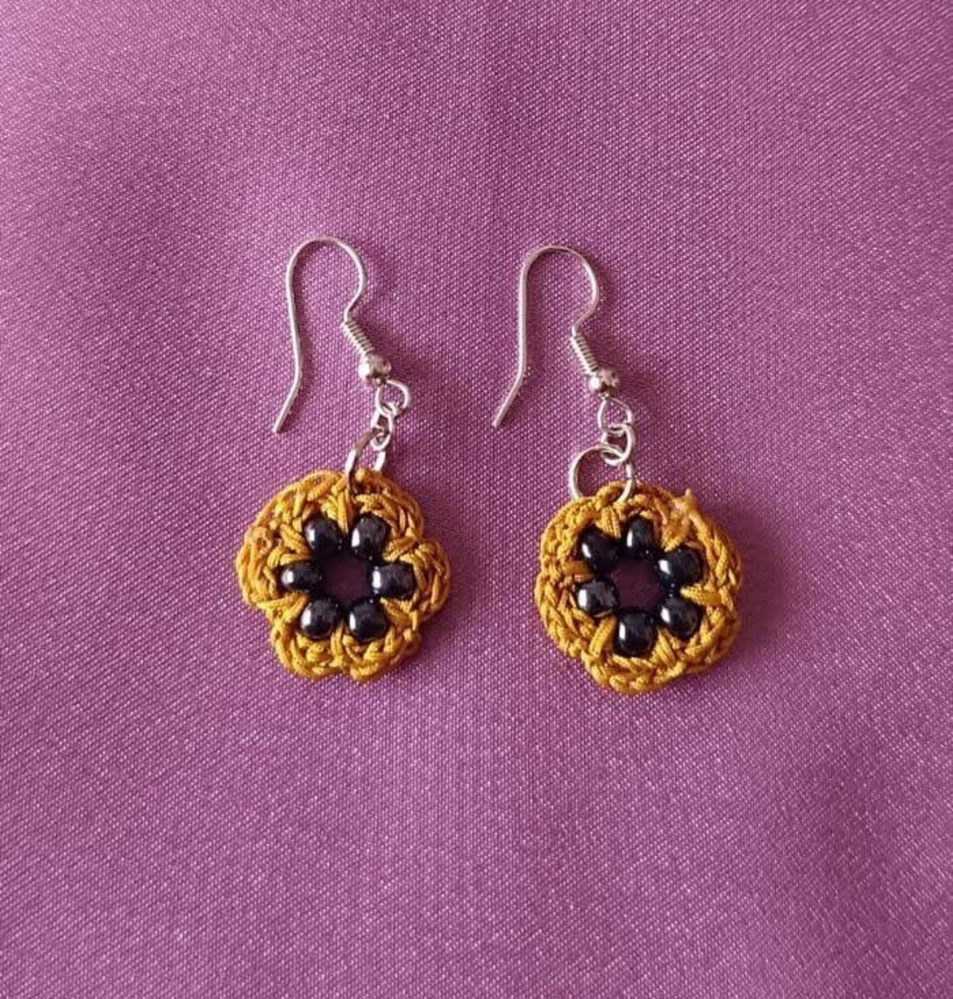 Pendientes de ganchillo - 1