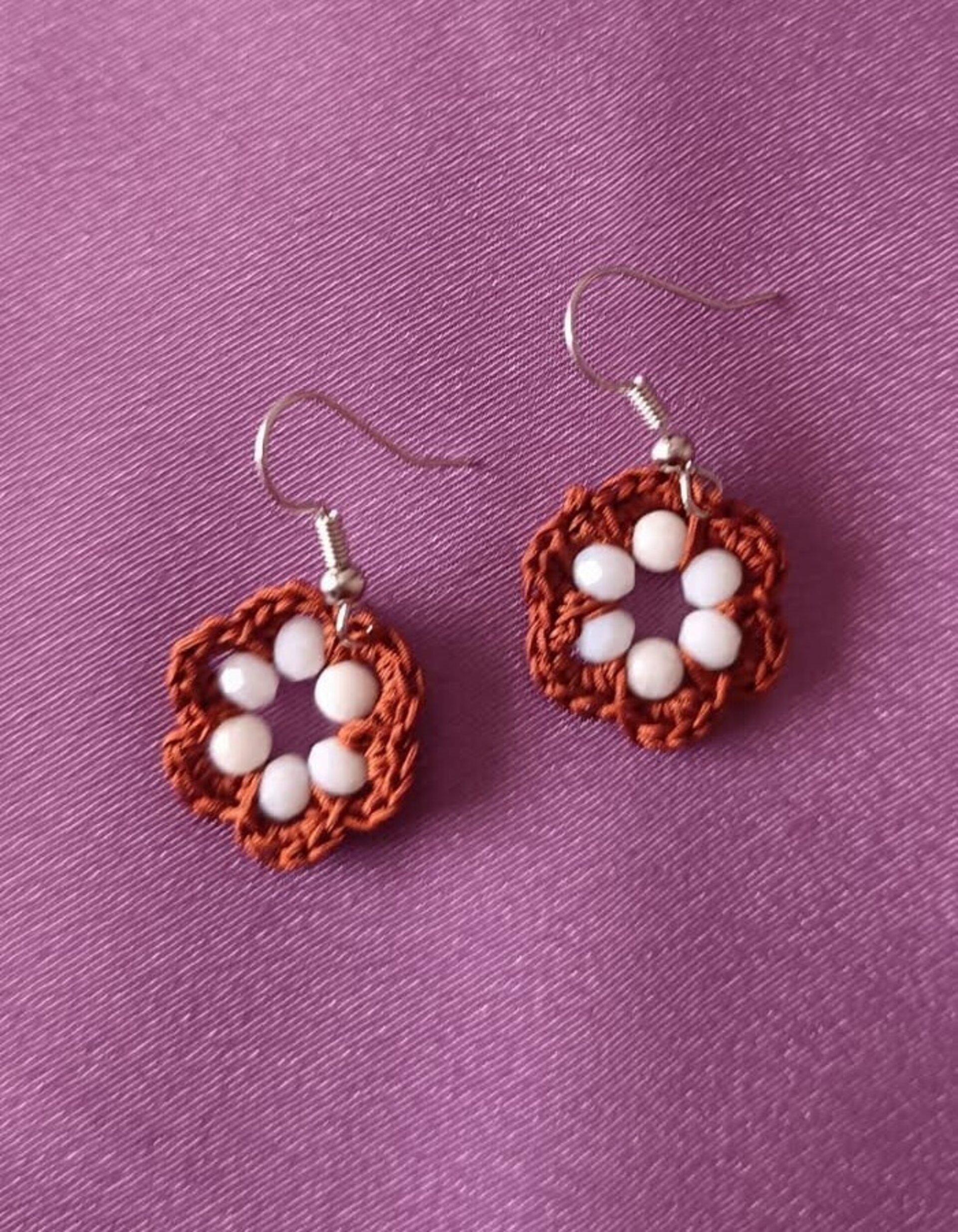 Pendientes de ganchillo - 1