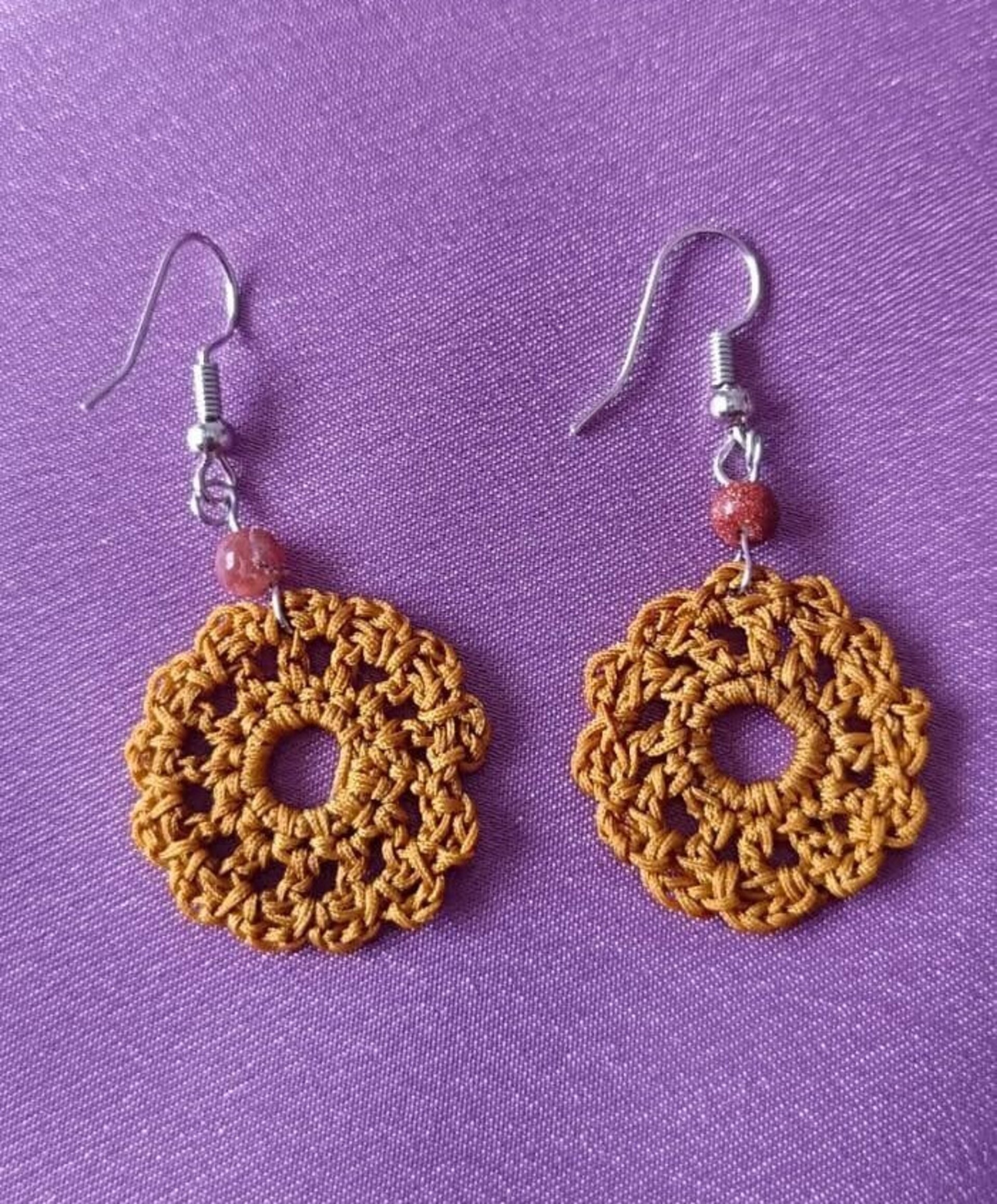 Pendientes de ganchillo - 1