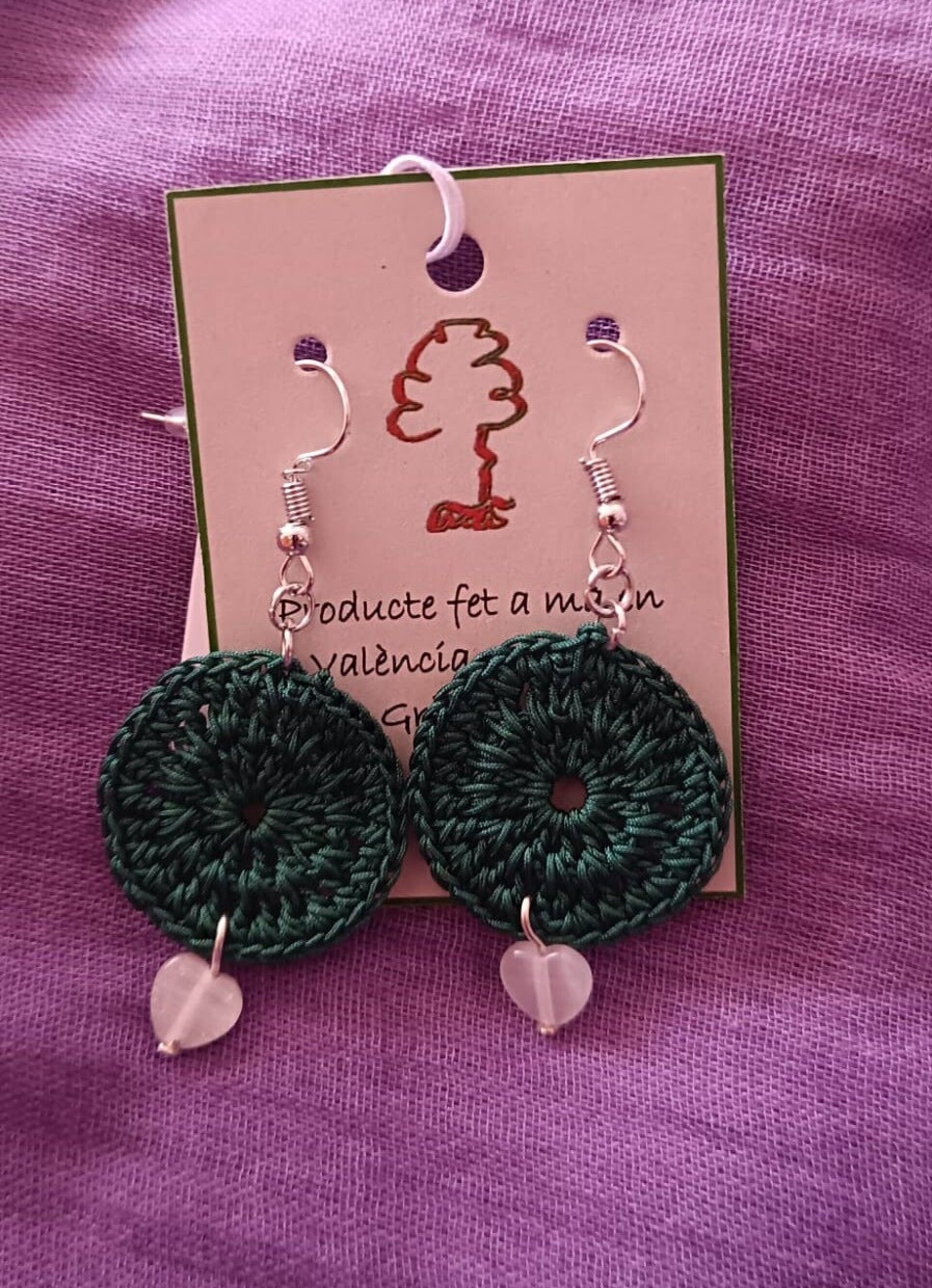 Pendientes de ganchillo - 1