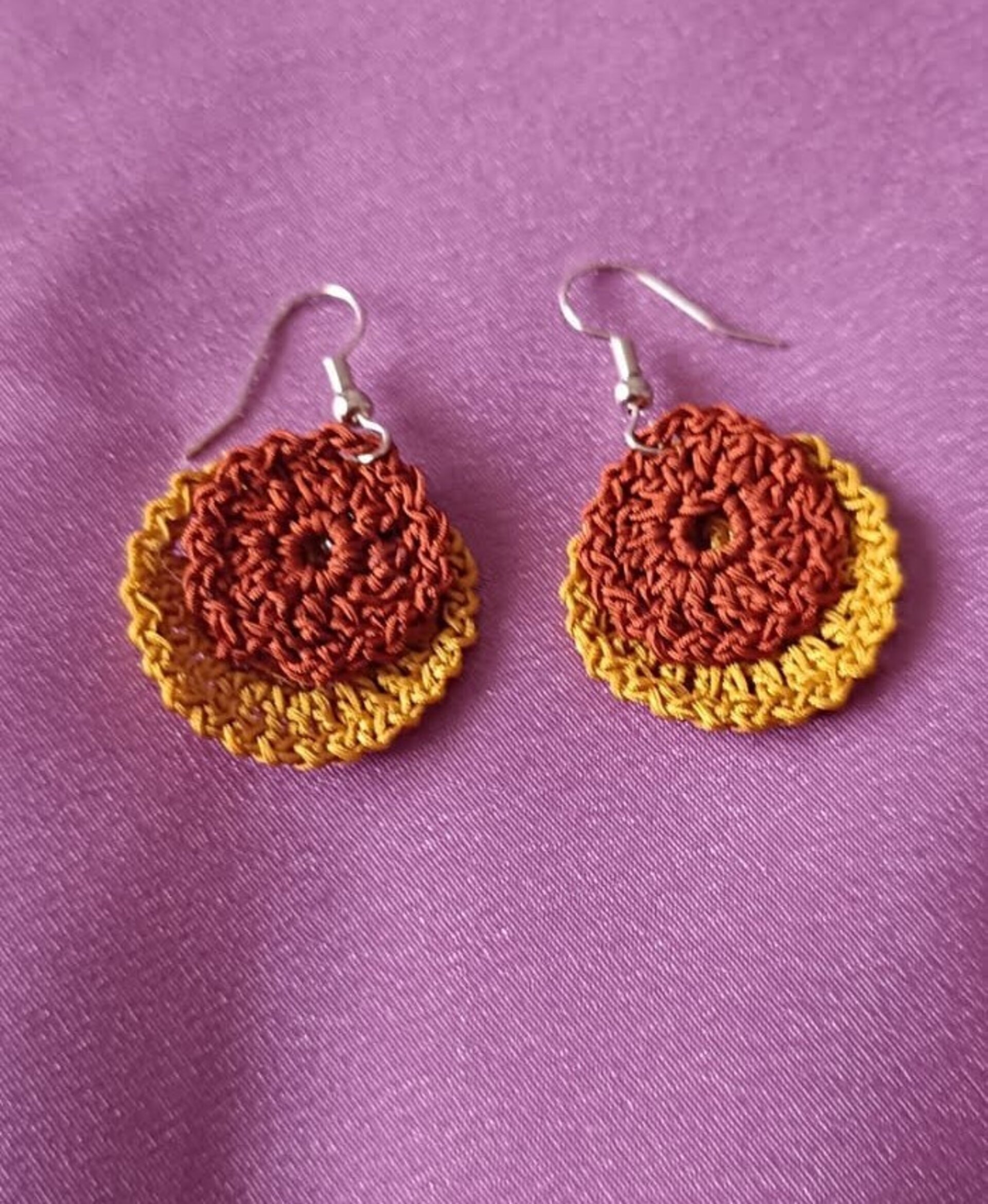 Pendientes de ganchillo - 1