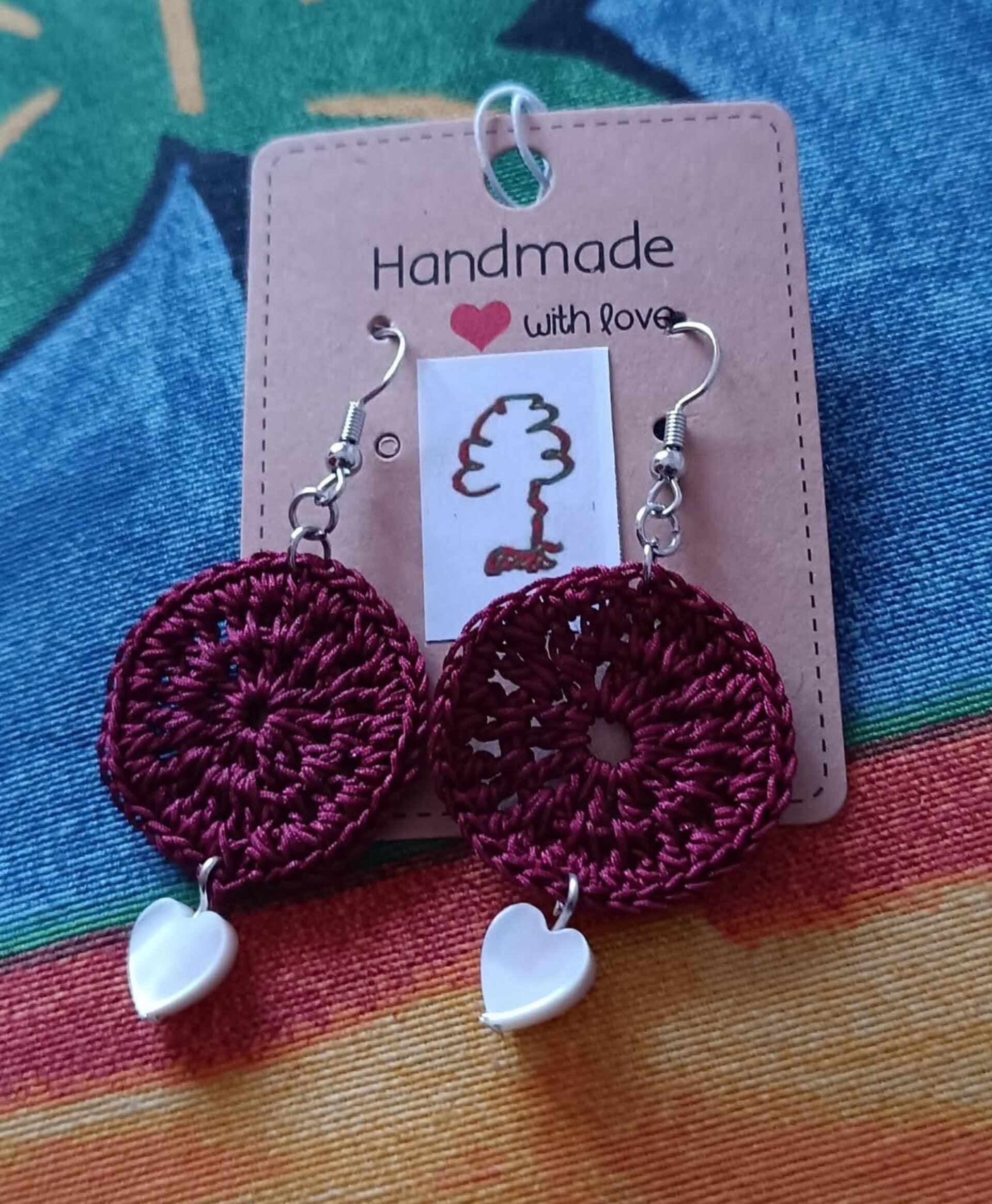 Pendientes de ganchillo - 1
